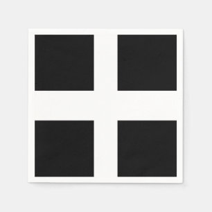 Cornisch Flag Cocktail Napkins (Standard) Serviette