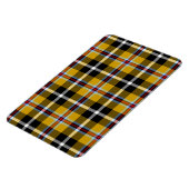 Cornisch National Tartan Gelb und Schwarz Kariert Magnet (Linke Seite)