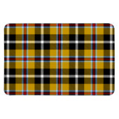 Cornisch National Tartan Gelb und Schwarz Kariert Magnet (Horizontal)
