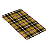 Cornisch National Tartan Gelb und Schwarz Kariert Magnet (Rechte Seite)