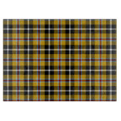 Cornisch National Tartan Gelb und Schwarz Kariert Schneidebrett (Vorderseite)
