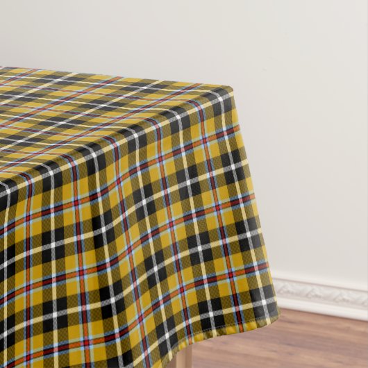 Cornisch National Tartan Gelb und Schwarz Kariert Tischdecke (Beispiel)