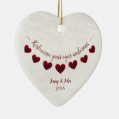 Cornisch Sprachgratulation Geschenk Verlobung Keramik Ornament (Rechts)