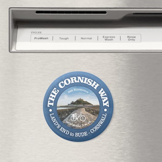 Cornisch Way (Fahrrad c) Magnet (In Situ (Geschirrspüler))