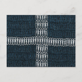 Cornische Flagge von Paperclips Postkarte