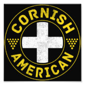 Cornish American Flag Fotodruck (Vorne)