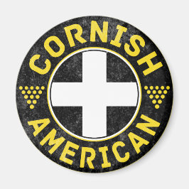 Cornish American Flag Magnet