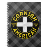 Cornish American Flag Notepad Notizblock (Vorderseite)