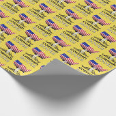 Cornish American Herkunft Roots Geschenkpapier (Ecke)