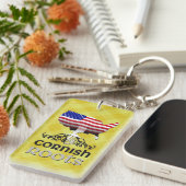 Cornish American Herkunft Roots Keyring Schlüsselanhänger (Vorderseite rechts)