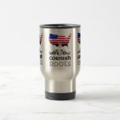 Cornish American Herkunft Roots Reisebecher (Mittel)