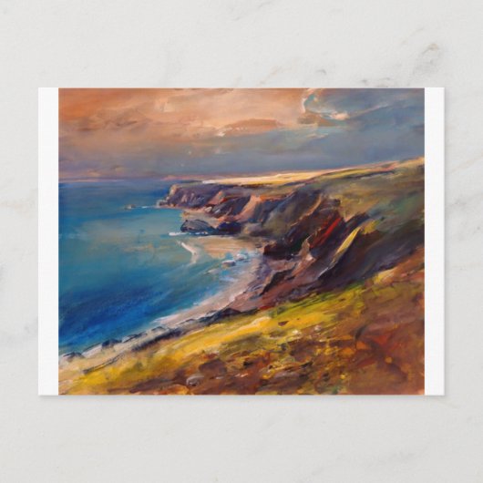 Cornish Coast near Newquay Postkarte (Vorderseite)