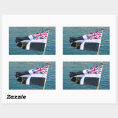 Cornish Ensign Rechteckiger Aufkleber (Blatt)