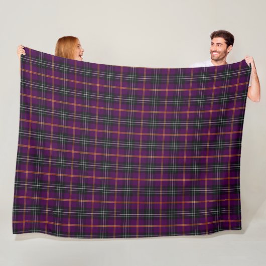 Cornish Family Tartan - Curnow Fleecedecke (Beispiel)