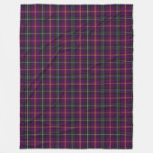 Cornish Family Tartan - Curnow Fleecedecke (Vorderseite)