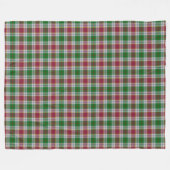 Cornish Family Tartan - Rosevear Fleecedecke (Vorderseite (Horizontal))