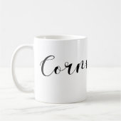 Cornish Flag in Heart, Cornwall Kaffeetasse (Links)