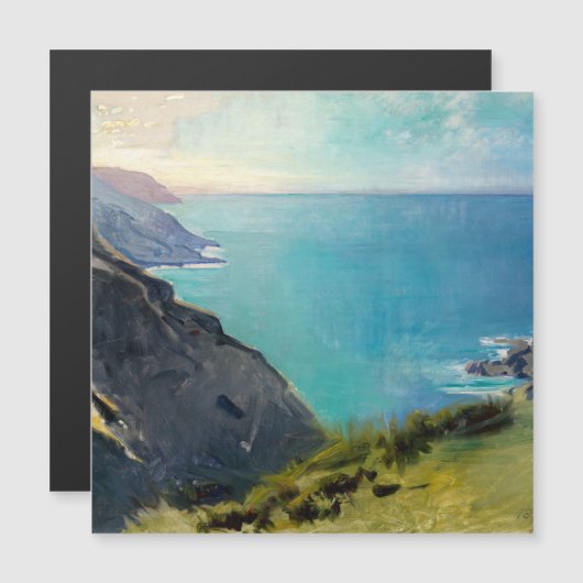 Cornish Headlands , England Magnet (Vorne/Hinten)