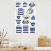 Cornish Küchengeschirr Poster (Küche)