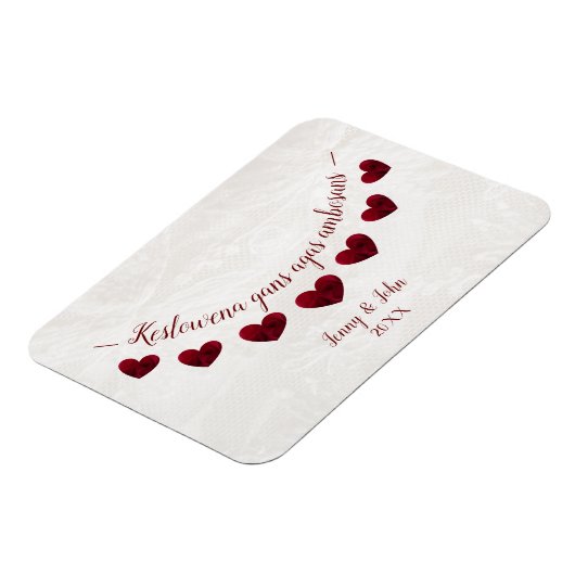 Cornish language Herzlichen Glückwunsch Verlobung  Magnet (Linke Seite)