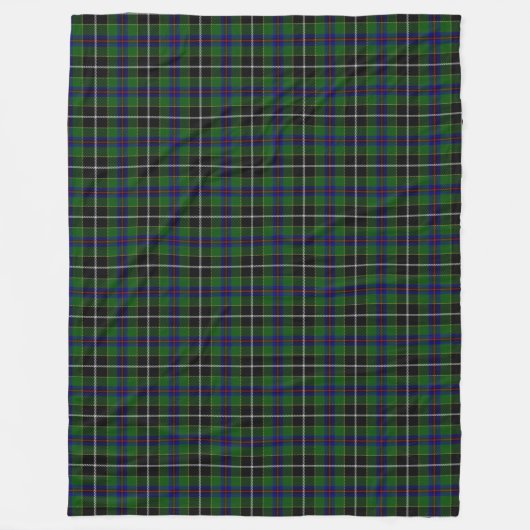 Cornish National Jagd Tartan Fleecedecke (Vorderseite)