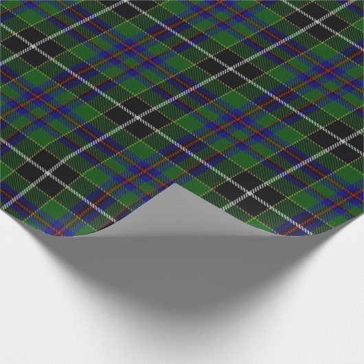 Cornish National Jagd Tartan Geschenkpapier (Ecke)