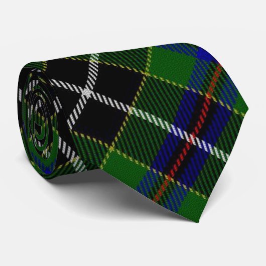 Cornish National Jagd Tartan Krawatte (Gerollt)