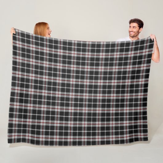 Cornish National St Piran Tartan Fleecedecke (Beispiel)