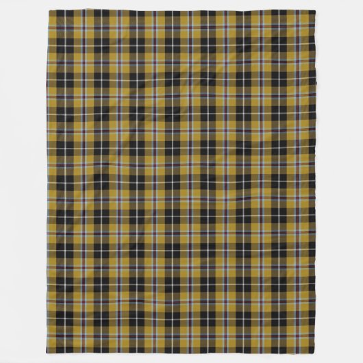 Cornish National Tartan Fleecedecke (Vorderseite)