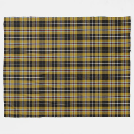 Cornish National Tartan Fleecedecke (Vorderseite (Horizontal))