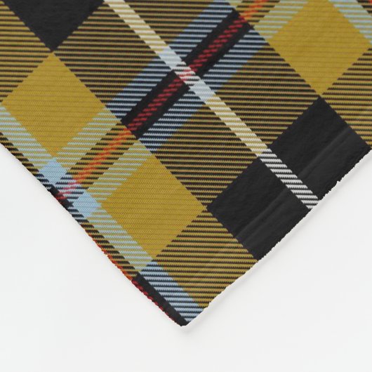 Cornish National Tartan Fleecedecke (Ecke)
