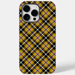 Cornish National Tartan Yellow Black Kariert Case-Mate iPhone 14 Pro Max Hülle