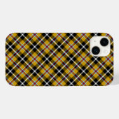 Cornish National Tartan Yellow Black Kariert Case-Mate iPhone Hülle (Rückseite (Horizontal))
