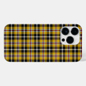 Cornish National Tartan Yellow Black Kariert iPhone Hülle (Rückseite (Horizontal))