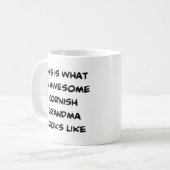 Cornish Oma, phantastisch Kaffeetasse (Vorderseite Links)