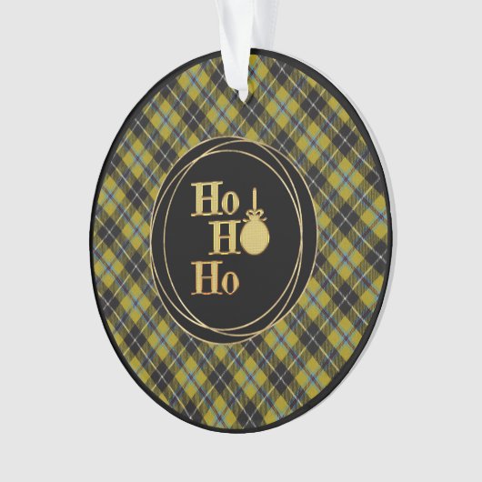 Cornish Original Scottish Tartan Ornament (Vorderseite)