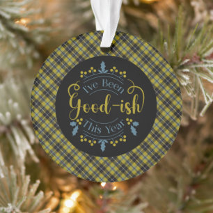 Cornish Original Scottish Tartan Weihnachten Ornament
