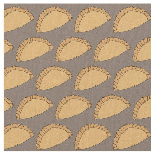 Cornish Pasty Pasties British Food Pattern Stoff (Nahaufnahme)