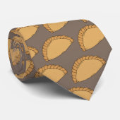Cornish Pasty Pasties British Food Patterned Krawatte (Gerollt)