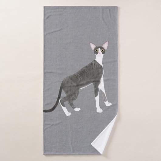 Cornish Rex Badetücher Badehandtuch (Badehandtuch)