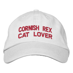 Cornish Rex Cat Lover Rasse Spezifisch Bestickte Kappe