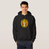 Cornish Rex Cat Portrait Hoodie (Vorne ganz)