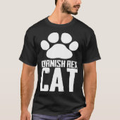 Cornish rex cat T-Shirt (Vorderseite)