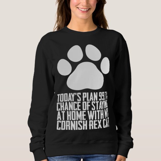 Cornish Rex Cornish Rex cats Cornish Rex kitten Sweatshirt (Vorderseite)