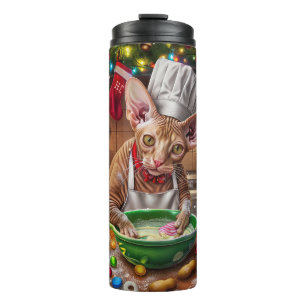 Cornish Rex Holiday Baking: Feierliche Weihnachten Thermosbecher