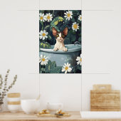 Cornish Rex In Bathtub Poster, Funny Cat Poster (Küche)