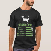 Cornish Rex, Niedlich Cornish Rex Cat T-Shirt (Vorderseite)