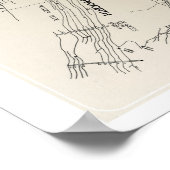 Cornish Submarine Mining Map Poster (Ecke)