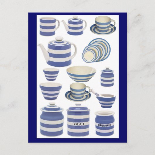 Cornish Ware Postkarte (Vorderseite)