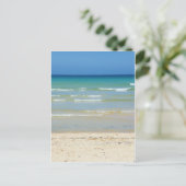 Cornish Waves Postkarte (Stehend Vorderseite)